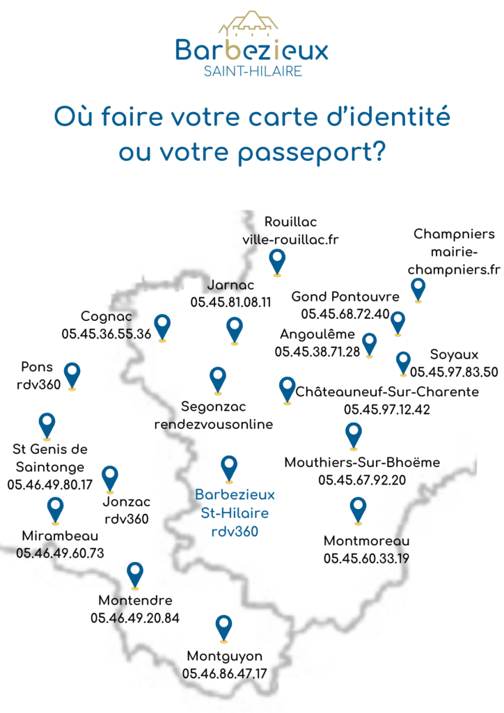 Demande De Cartes D identit Et Passeports Mode D emploi Barbezieux 